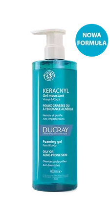 Ducray Keracnyl Żel pieniący 400 ml 