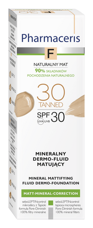 PHARMACERIS F Mineralny dermo-fluid matujący 30 SPF30, 30ml