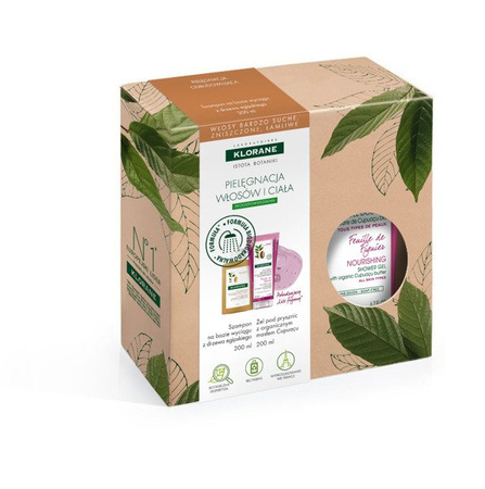 KLORANE DRZEWO EGISPKIE Szampon 200ml + Figa żel 200ml