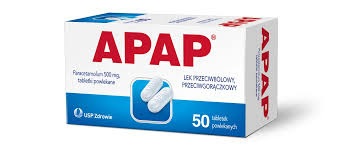 Apap 500mg, 50 tabletek