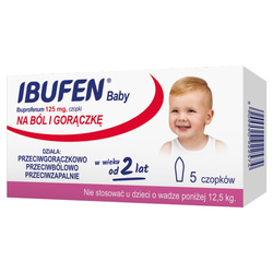 Ibufen Baby 125 mg x 5 czopków