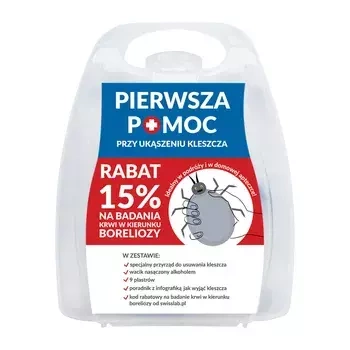 Zestaw Controly Pierwsza Pomoc przy ukąszeniu kleszcza 1 sztuka