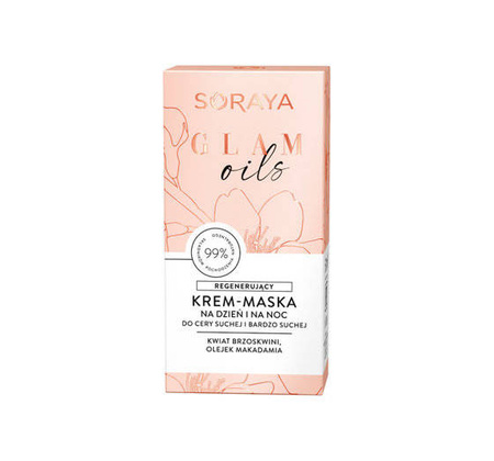 Soraya Glam Oils regenerujący krem-maska, 50ml