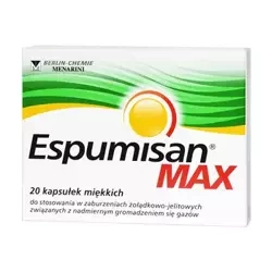 Espumisan MAX , 20 kapsułek