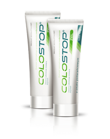 COLOSTOP żel pomarancz. 75 g (+ 75g)