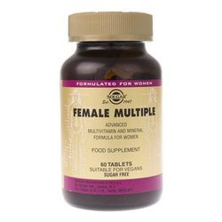 SOLGAR Female Multiple witaminy i minerały, 60 tabletek  Data ważności 2026.01.30 