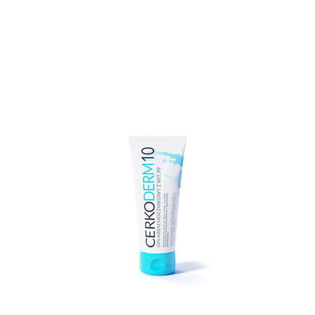 Cerkoderm10, 10% hipoalergiczny krem mocznikowy z wit. PP, 75 ml