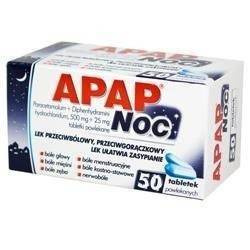 Apap Noc, 50 tabletek