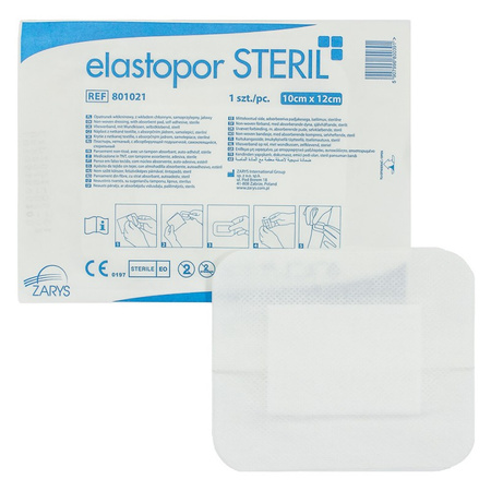Elastopor Steril opatrunek jałowy z wkładem chłonnym 10x12cm, 30 sztuk