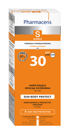 PHARMACERIS S SUN BODY PROTECT Nawilżająca emulsja ochronna do ciała SPF30, 150ml 