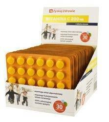 Witamina C 200mg 30 tabletek, Zyskaj Zdrowie dATA 2025.12.30