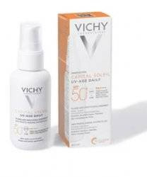 VICHY CAPITAL SOLEIL UA-AGE DAILY Fluid przeciw fotostarzeniu SPF50+, 40ml