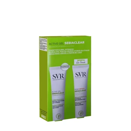 SVR Sebiaclear  ACTIVE GEL 40ml+ SVR Sebiaclear Cream SPF 50+, 40ml