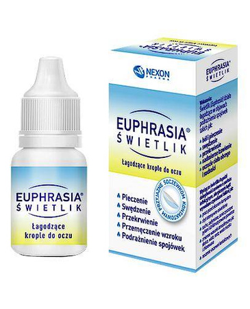 Euphrasia Świetlik łagodzące krople do oczu, 10ml