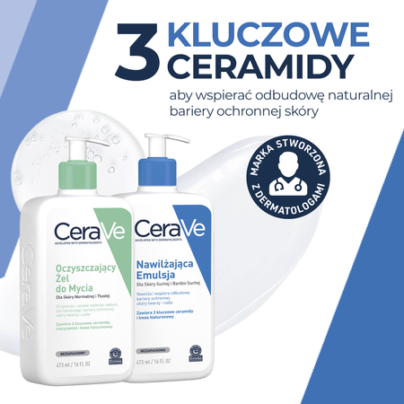 CERA VE Zes.Żel oczysz.+emulsja 2x473ml