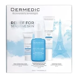 DERMEDIC Zestaw HYDRAIN3 HIALURO Serum (30 ml)+ Krem pod oczy (15 ml)+ Krem głęboko nawilżający (2,5 ml)