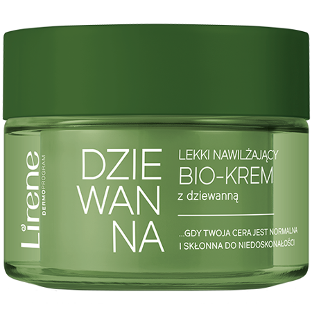 LIRENE Lekki Nawilżający BIO-Krem z dziewanną