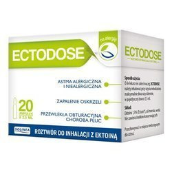 ECTODOSE rozt.do inh. 20 amp.a 2,5ml