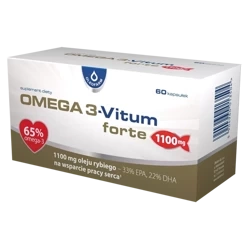 Omega 3-Vitum Forte kapsułki miękkie, 60 kapsułek