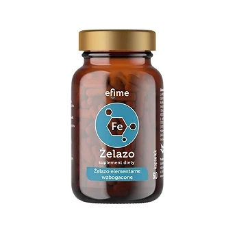 EFIME Żelazo kaps. *60 Data ważności 2026.01.30