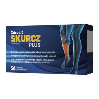 Zdrovit Skurcz Plus, 56 tabletek powlekanych