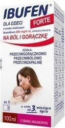 Ibufen dla dzieci Forte o smaku malinowym 100ml,