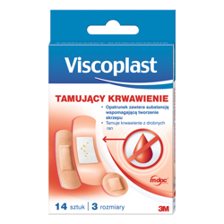 Plastry VISCOPLAST TAMUJĄCE KRWAWIENIE x 14 sztuk