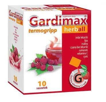 Gardimax Termogripp gran. 10 sasz.