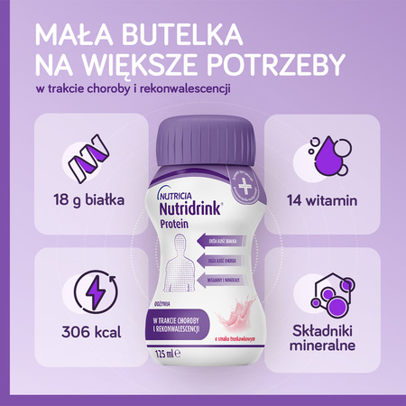 Nutridrink Protein o smaku brzoskwinia-mango 4x125 ml 