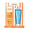 Lierac  Sunissime Zestaw, Emulsja ochronna twarz i dekolt SPF 30, 40 ml + Mleczko po opalaniu, 75 ml