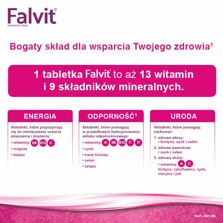 Falvit, 70 tabletek (60+10 gratis)