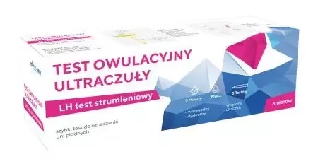 Test Owulacyjny LH strumieniowy ultraczuły Diather 1 sztuka