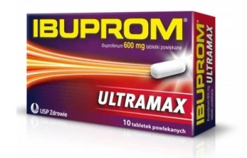 Ibuprom Ultramax tabletki powlekane 600 mg, 10 tabletek