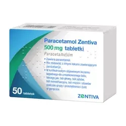 Paracetamol Zentiva 500 mg 50 tabletek