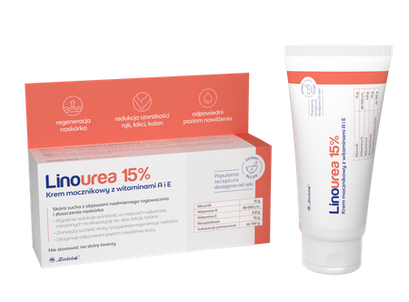 LINOUREA 15% Krem mocznik.z Wit. A+E 50ml