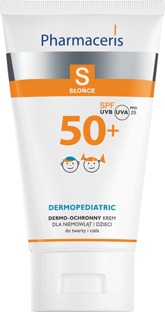PHARMACERIS S DERMOPEDIATRIC Dermo-ochronny krem do twarzy i ciała SPF50+, 125ml