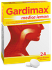 GARDIMAX MEDICA LEMON lek na ból gardła z lidokainą bez cukru, 24 tabletki do ssania o smaku cytrynowym