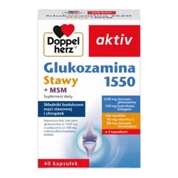 Doppelherz aktiv Glukozamina 1550+MSM, 40 kapsułek