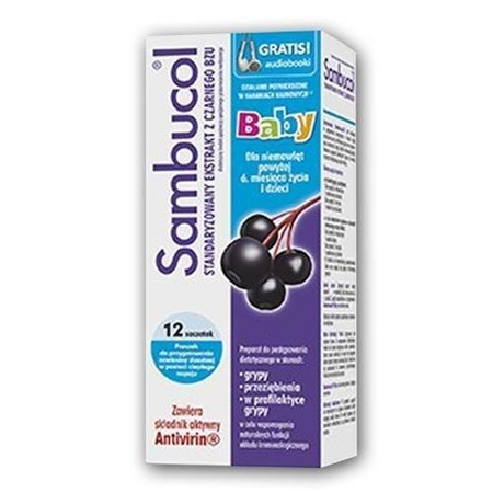 SAMBUCOL BABY powyżej 6-mca x12sasz