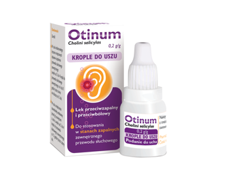 Otinum 20% krople do uszu 10g