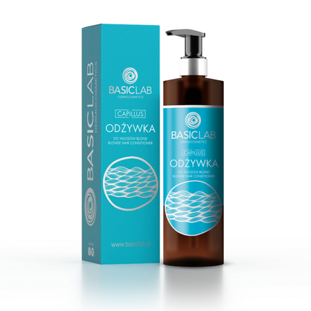 BASICLAB Odżywka do włosów blond 300ml