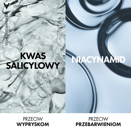 Vichy Capital Soleil UV-CLEAR Fluid przeciw niedoskonałościom SPF50+,