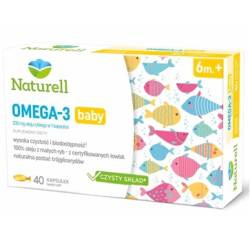 Naturell Omega-3 baby, 40 kapsułek twist-off