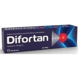 Difortan żel 0,1 g/g 100 g