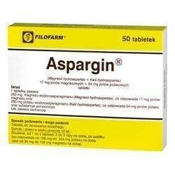 Aspargin, 50 tabletek