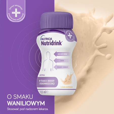 Nutridrink o smaku waniliowym 4x125 ml