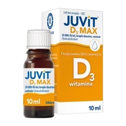 Juvit D3 Max 20000 j.m, krople doustne 10ml