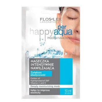 FLOS-LEK Happy per AQUA Maseczka intensywnie nawilżająca, 1 saszetka