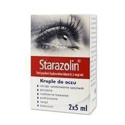 Starazolin krople do oczu 0,5mg/ml (2x5ml)10ml