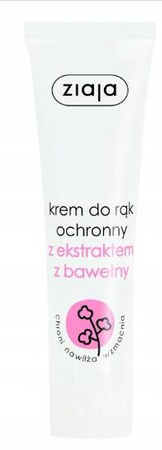 ZIAJA Krem do rąk ochronny z ekstraktem z bawełny x100 ml